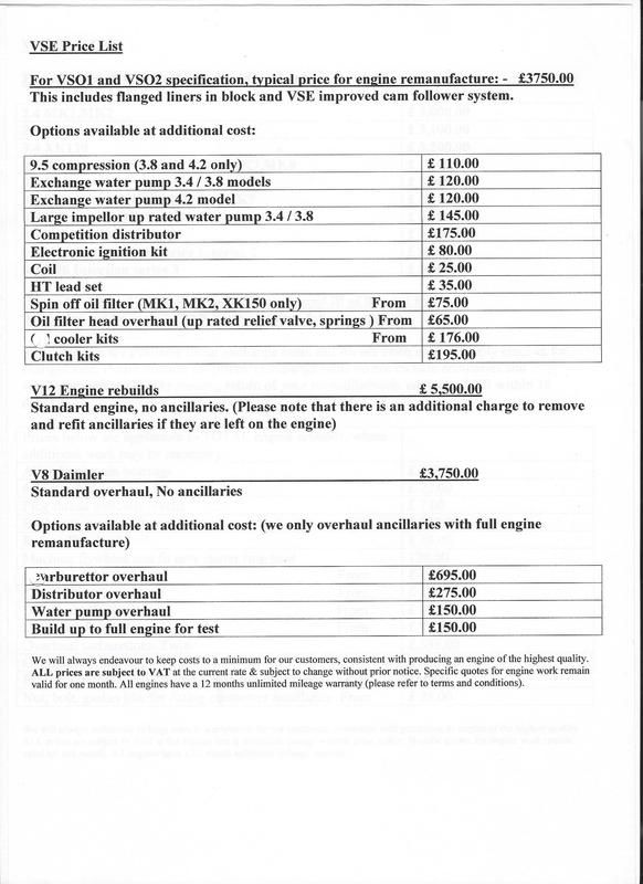 Jaguar XK Engine Rebuild - Who and How Much ? - Page 1 - Classic Cars